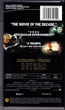 PSP UMD Movie Batman 1989 Back CoverThumbnail